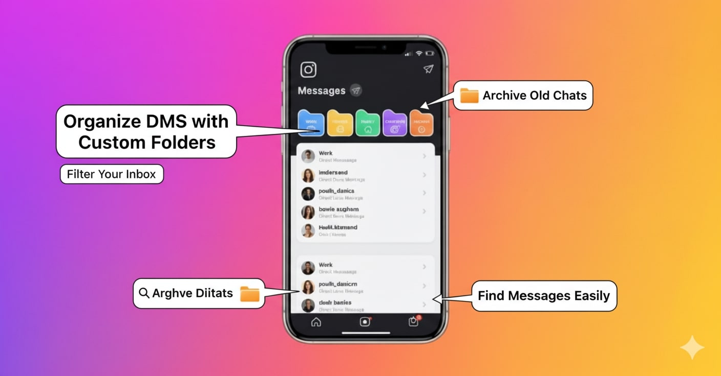 Instagram Chat Folders Complete Guide: Organize Your DMs Like a Pro